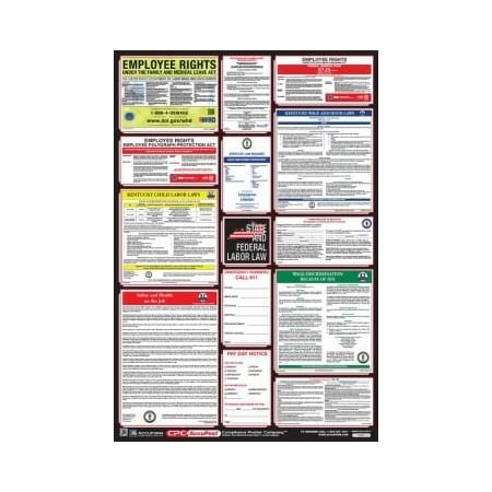 Accuform OSHA SAFETY POSTER COMBO STATE, PPG300KY PPG300KY